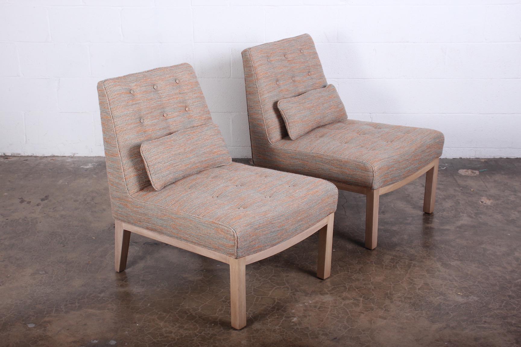 Pair of Slipper Chairs by Edward Wormley for Dunbar 2