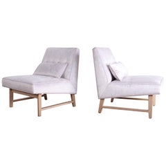 Pair of Slipper Chairs by Edward Wormley for Dunbar