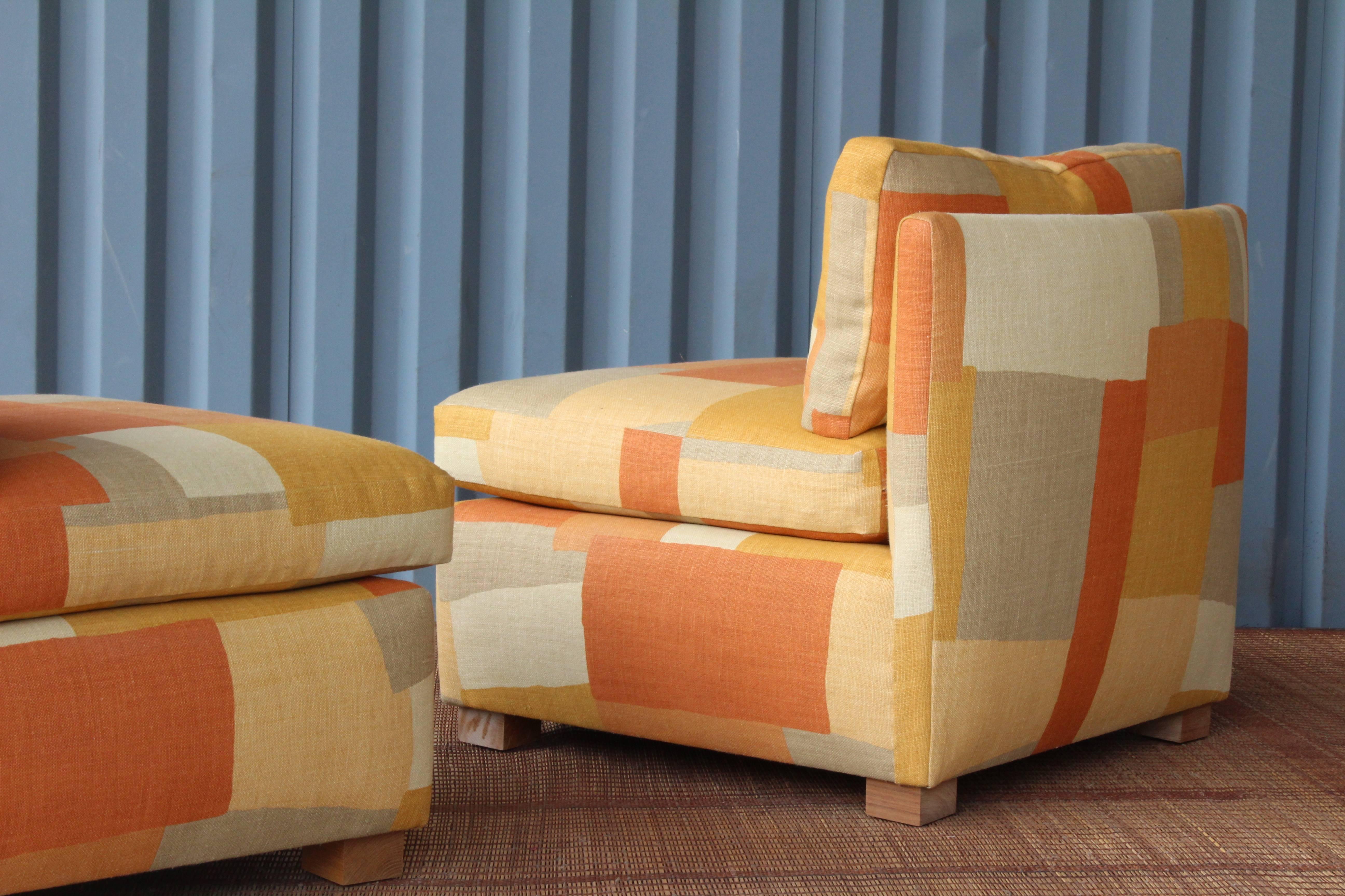 Pair of Slipper Chairs by Milo Baughman for Thayer Coggin 2