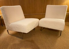 Coppia di sedie a pantofola "Courchevel" di Pierre Guariche, Francia, 1959