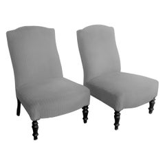 Napoleon III Slipper Chairs