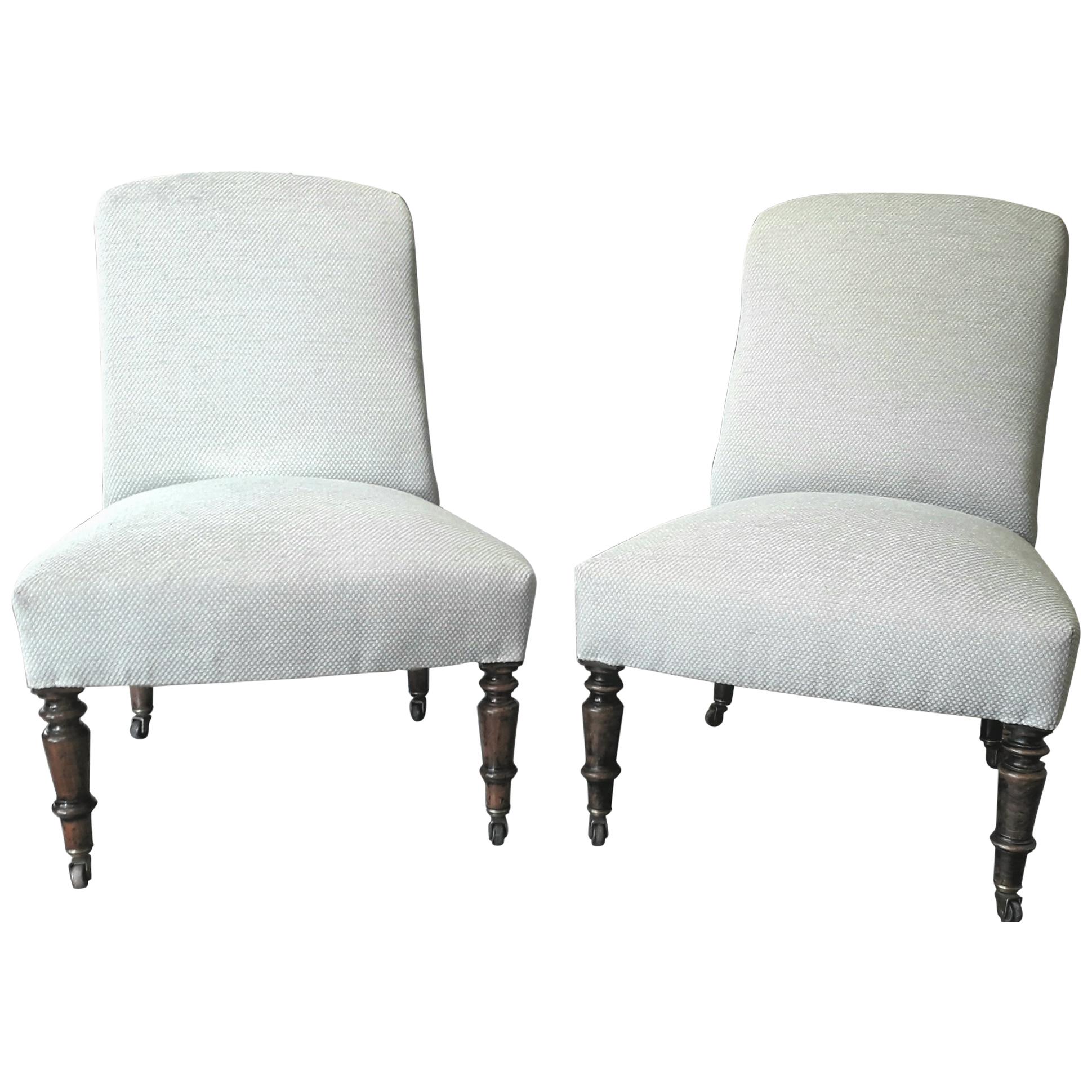 Pair of Slipper Chairs