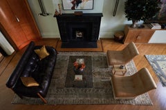 Pair of Slipper Chairs in Raw Silk