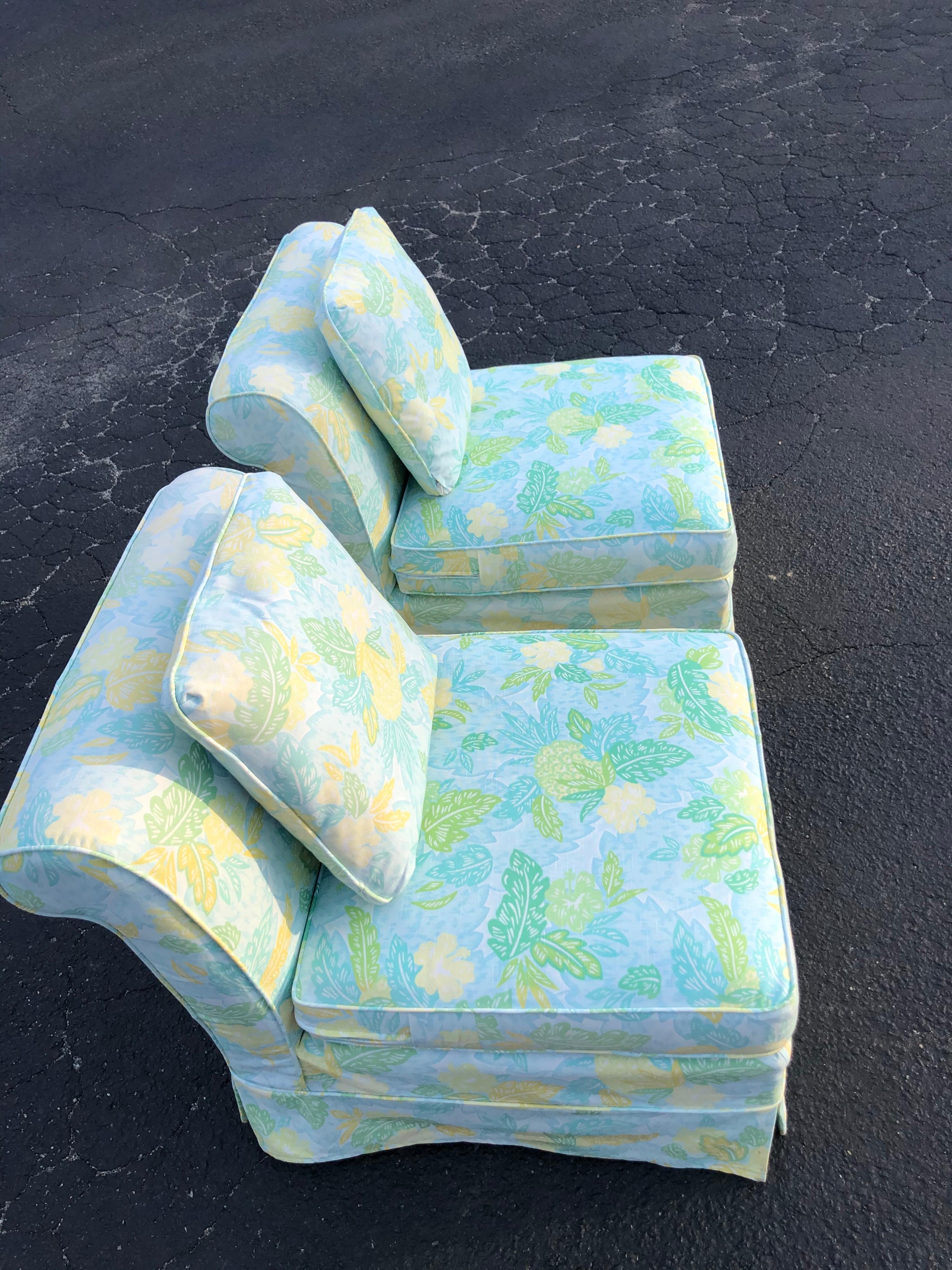 Pair of Slipper Chairs with Cushion 5