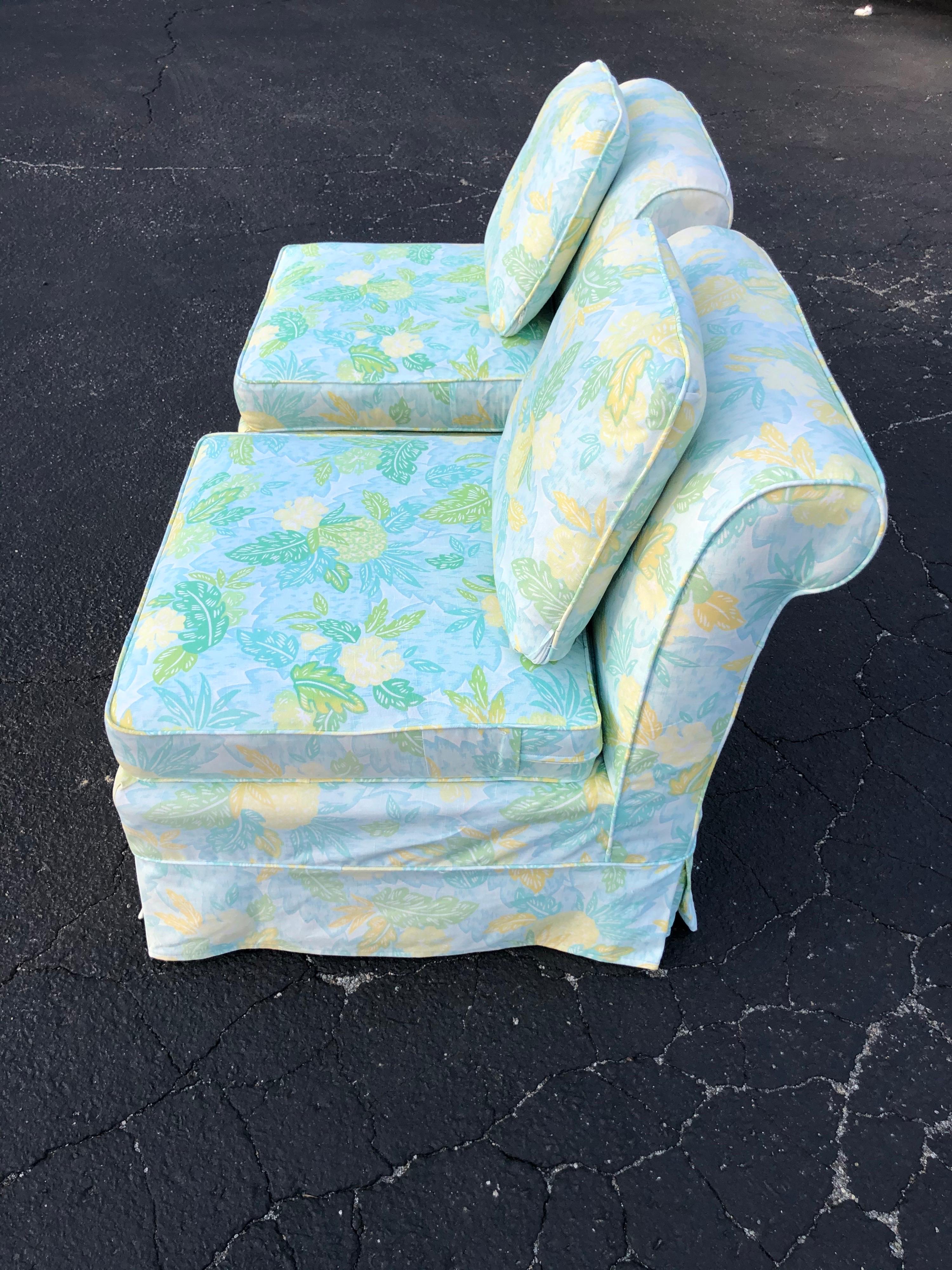 Pair of Slipper Chairs with Cushion 8