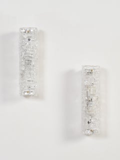 Coppia di lampade da parete in vetro 'Slovenia' di Fagerhult Belysning, Svezia, anni '60