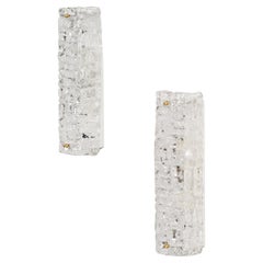 Paar Glas-Wandleuchten „Slovenia“ von Fagerhults Belysning, Schweden, 1960er Jahre