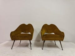 Pair of Small 1950s Italian Armchairs