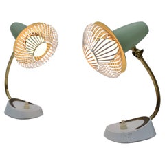 Pair of Small 1950's Table Lamps by Cosack Leuchten