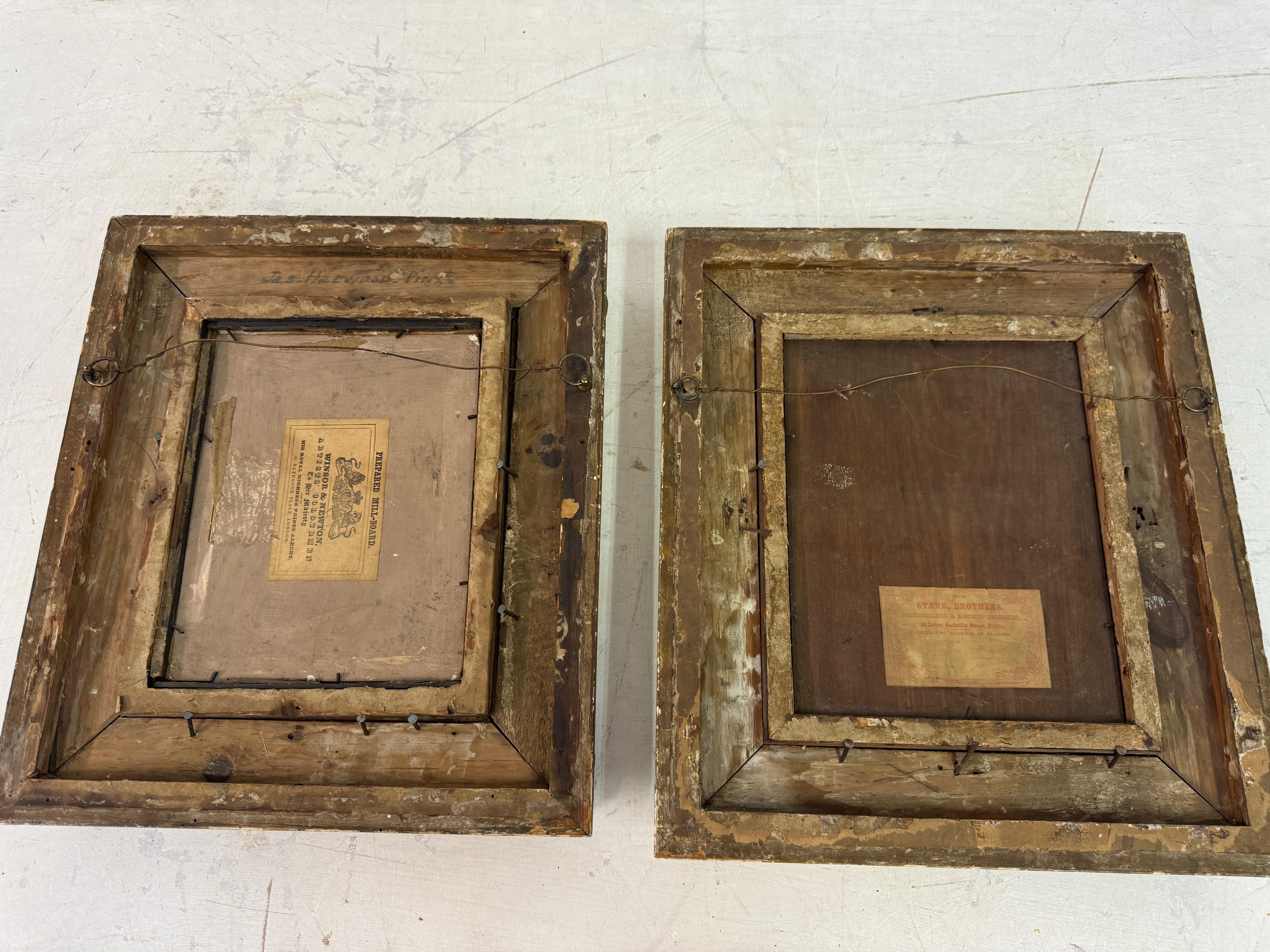 Pair of Small 19th Century Portraits by James Harwood (1816-1872) 7