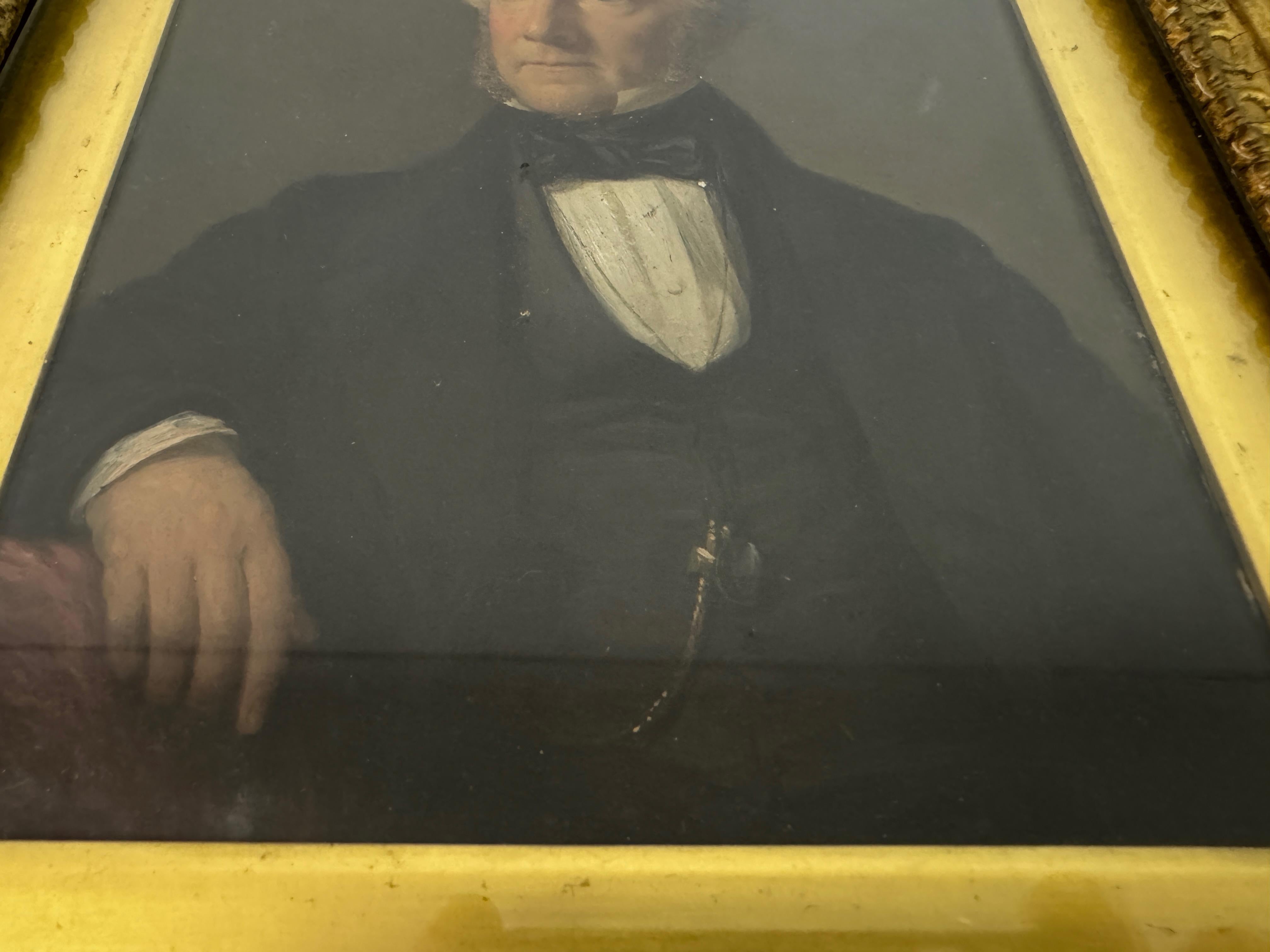 Pair of Small 19th Century Portraits by James Harwood (1816-1872) 1