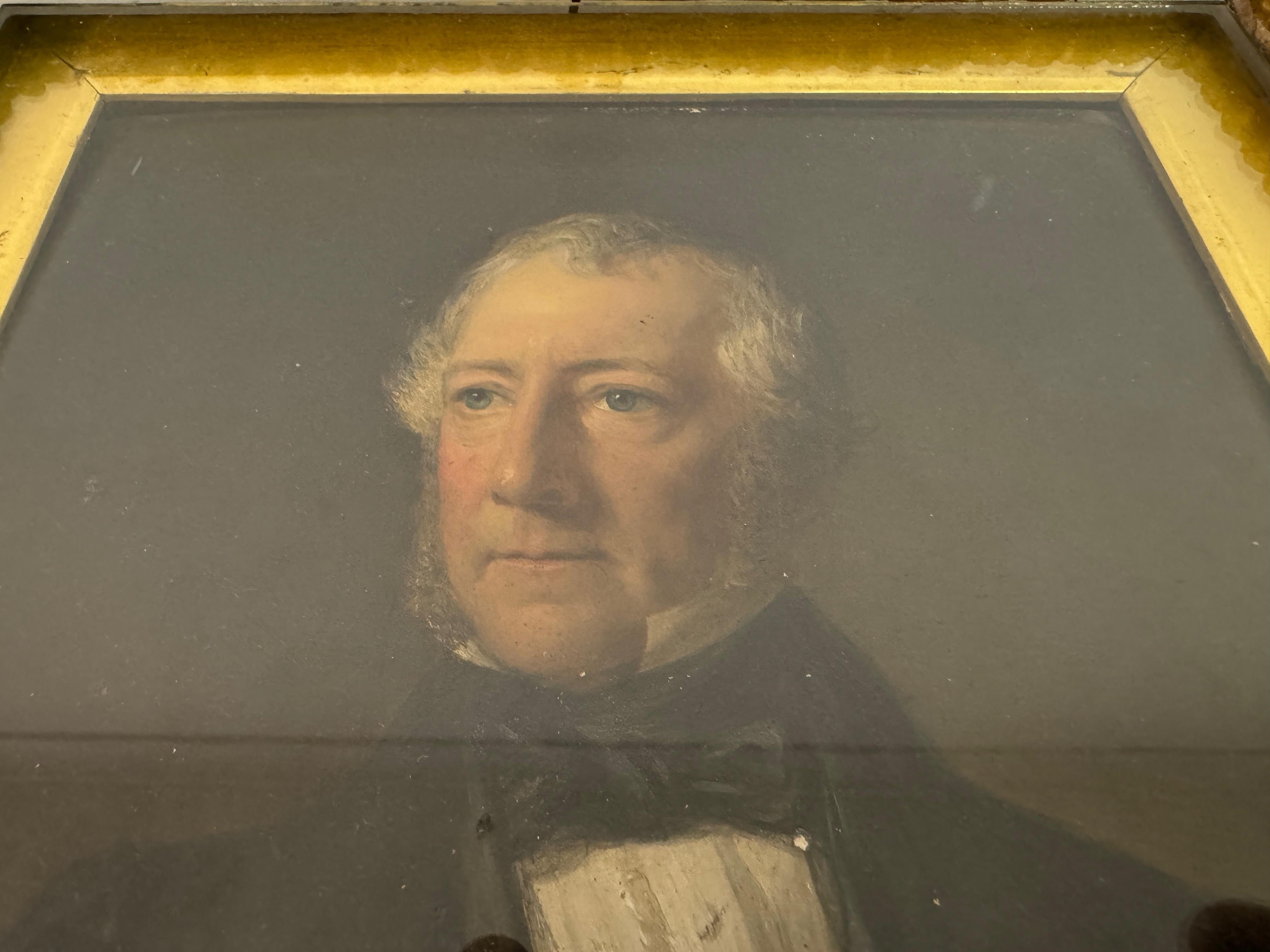 Pair of Small 19th Century Portraits by James Harwood (1816-1872) 2