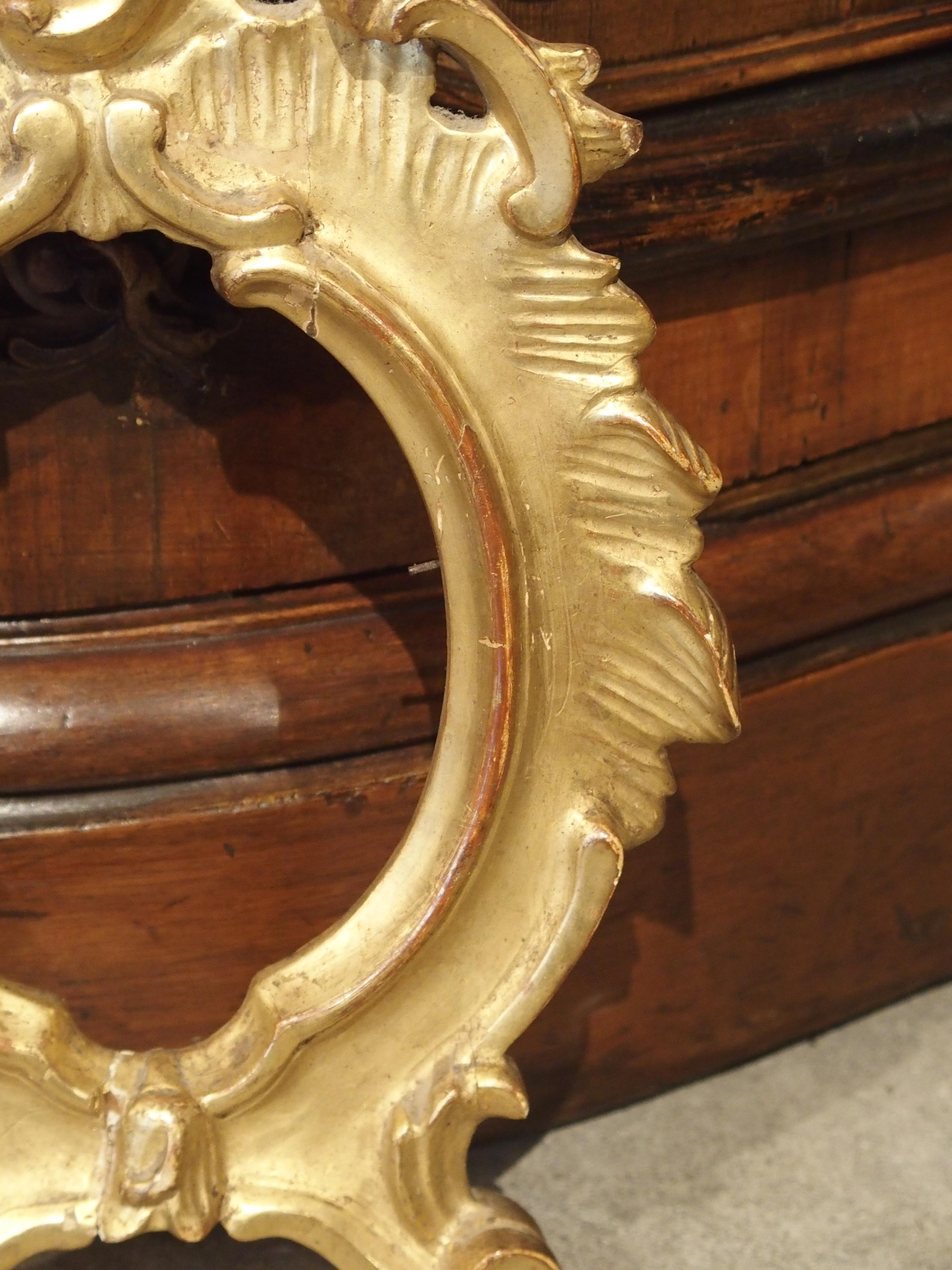 Pair of Small Antique Giltwood Frames from Italy, Early 19th Century 5