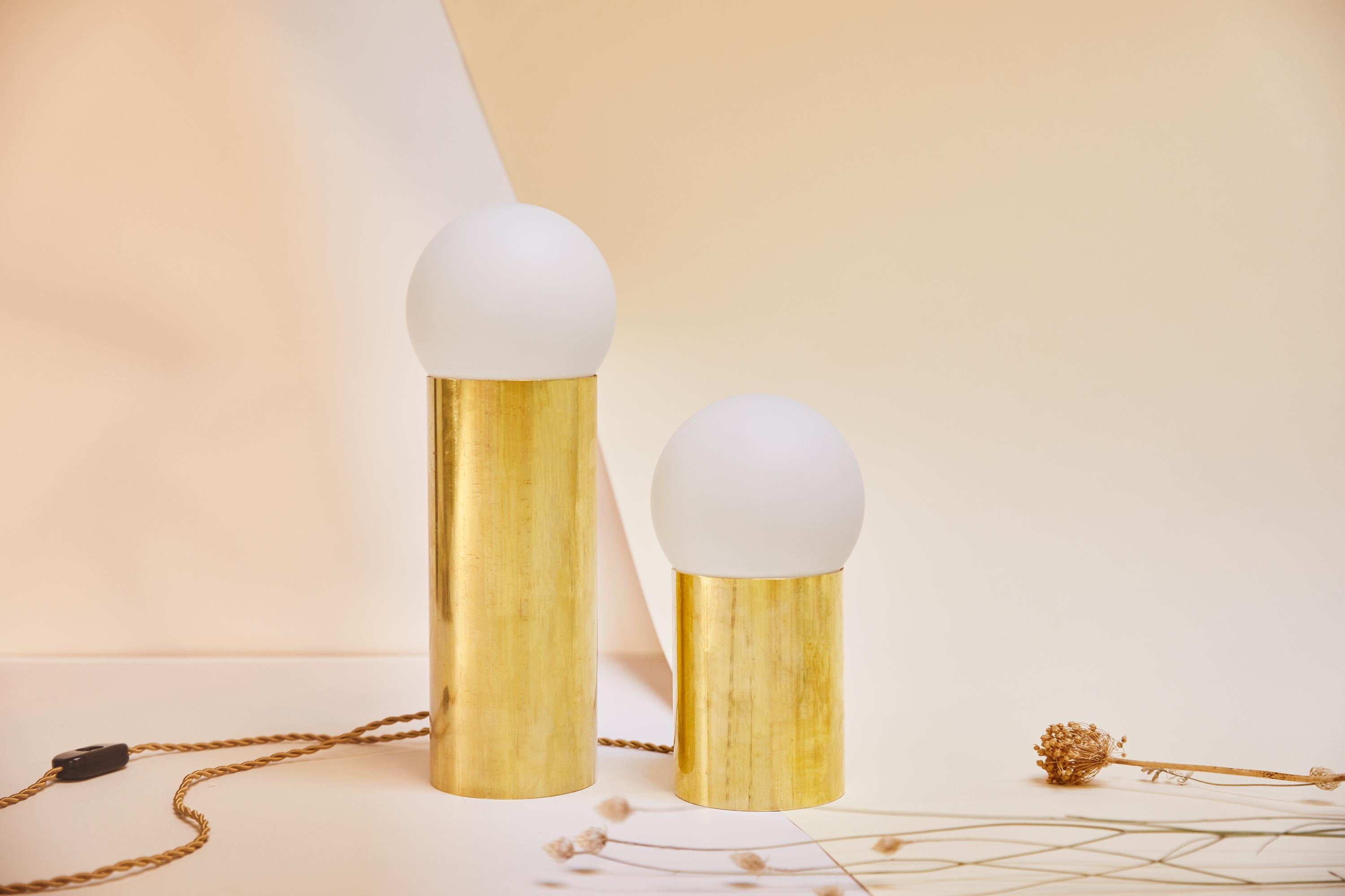 Modern Pair of Small Astree Lamps by Pia Chevalier