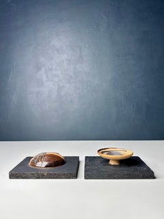 Small Ceramic Wall Art Plaques, 1970s