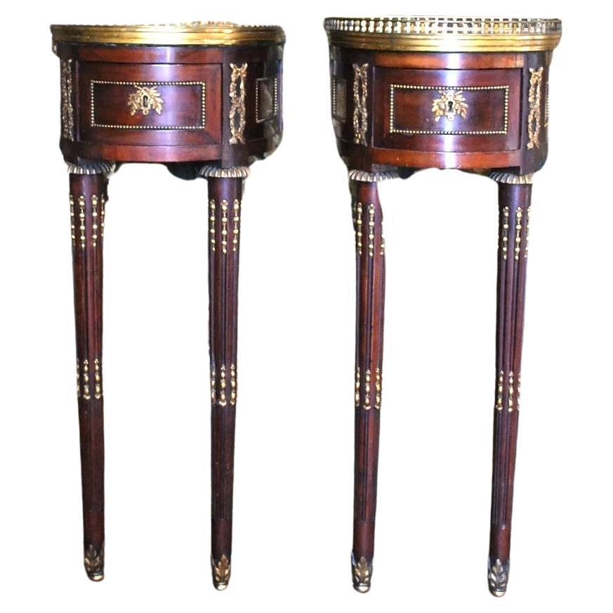 Pair of Small Console Tables For Sale