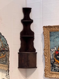 Pair of Small Early 20th Century Hanging Corner Cupboards