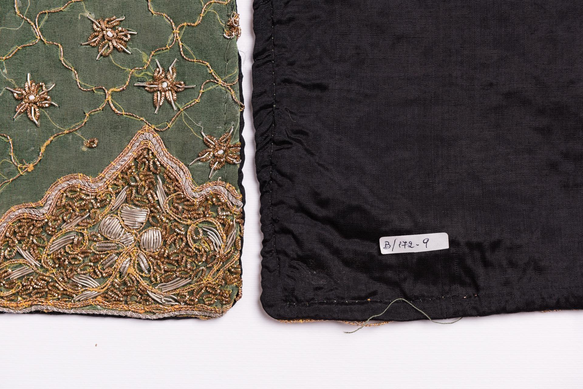 Pair of Small Embroidered Pillows For Sale 1