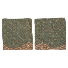 Pair of Small Embroidered Pillows