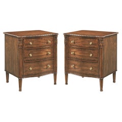Pair of Small English Nightstands