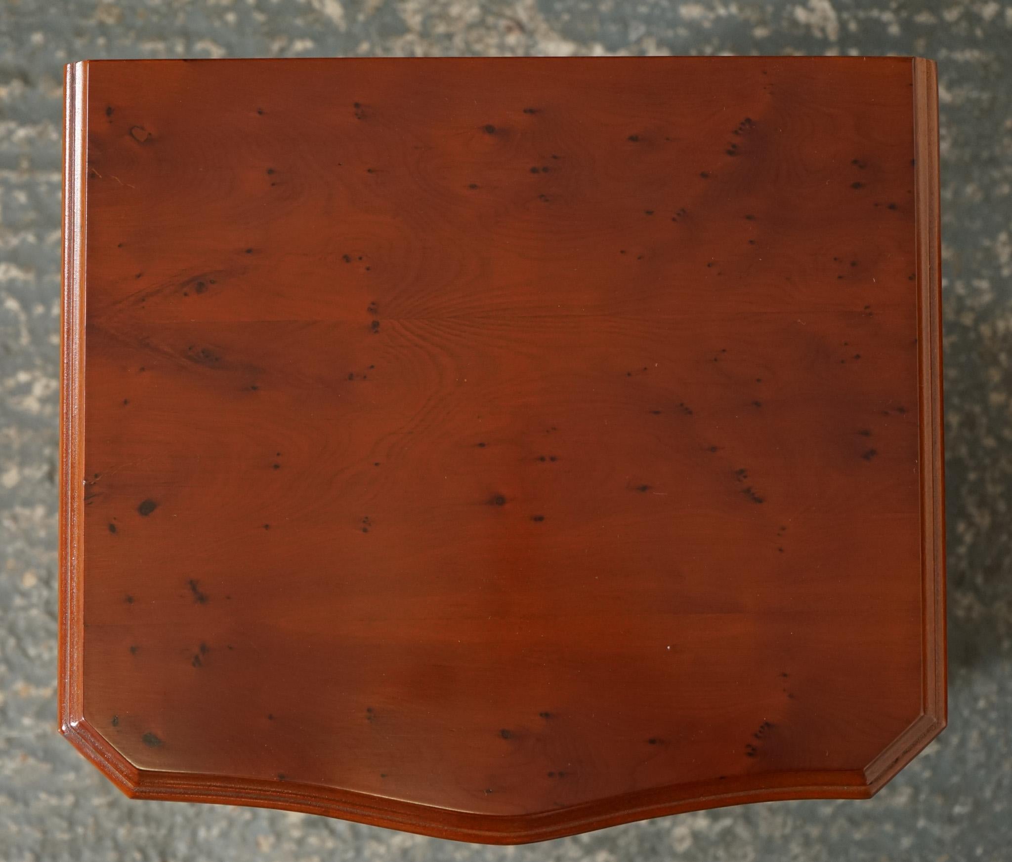 PAIRE DE PETITS LITS SiDE DE STYLE GEORGIEN TABLETTES DE NUIT COFFRE DE TACHES en vente 3