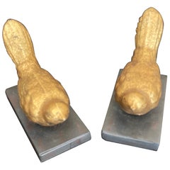 Sculture di animali in metallo