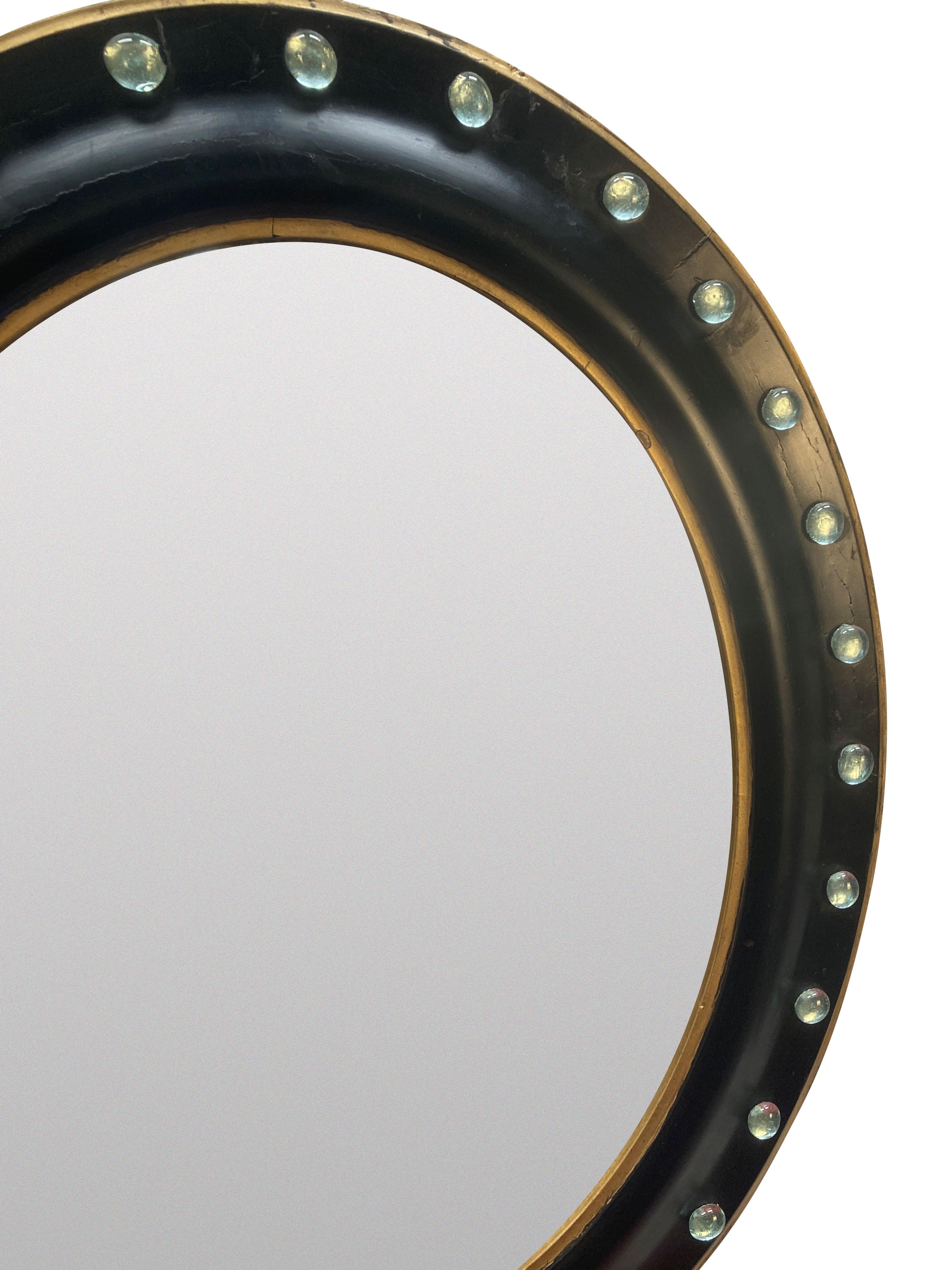 Pair Of Small Irish Sudded Mirrors Bon état à Kent, Dover