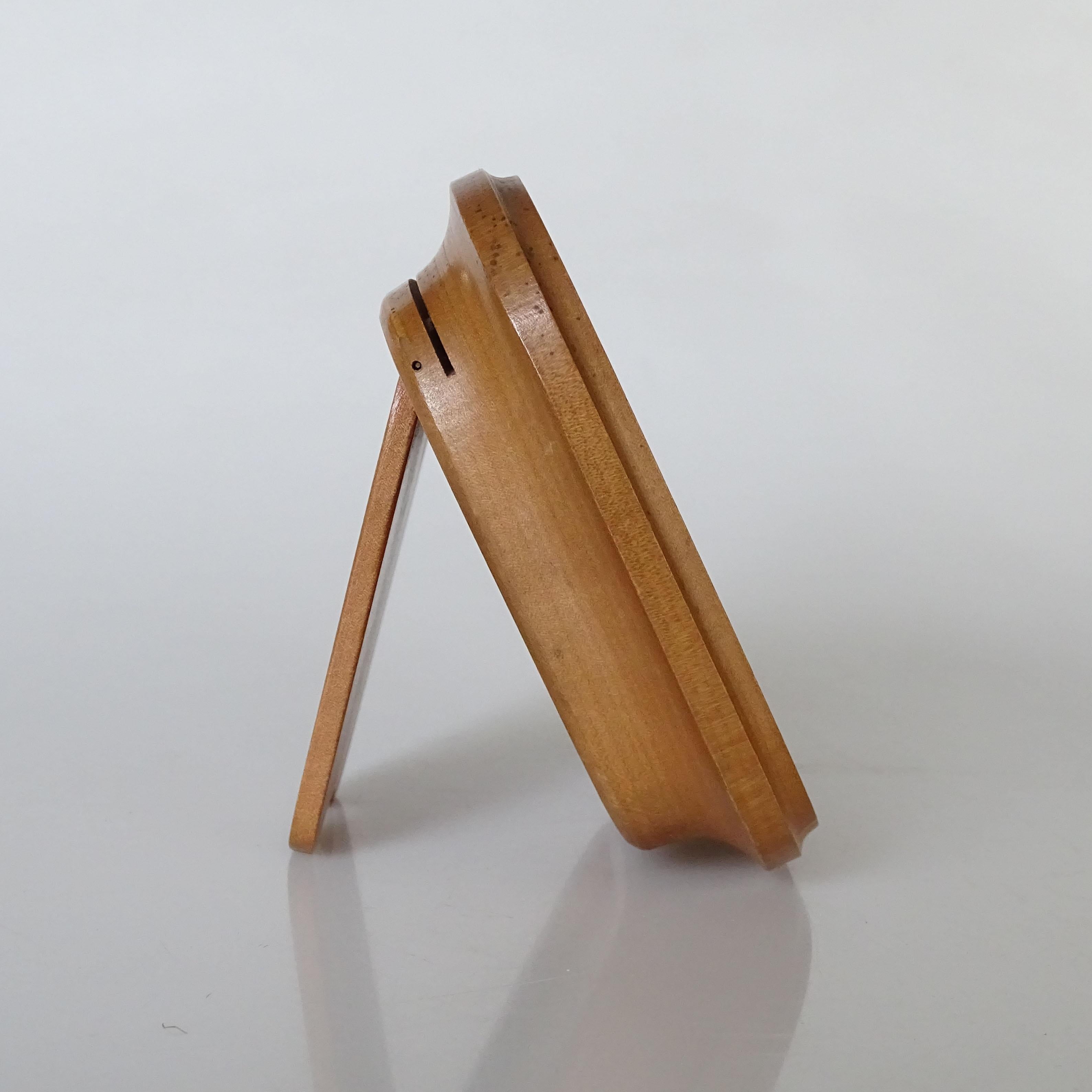Pair of small Italian wood table frames, 1940s In Good Condition For Sale In Milan, IT