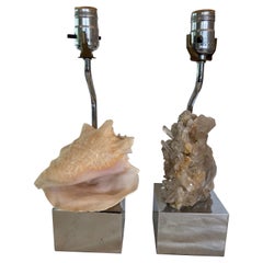 Paire de petites lampes