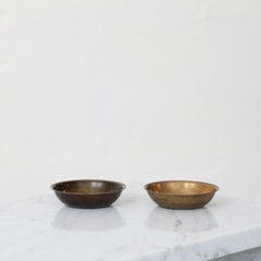 Pair of Small Light-Bronze Bowls designed by Just Andersen, 1930s, Denmark