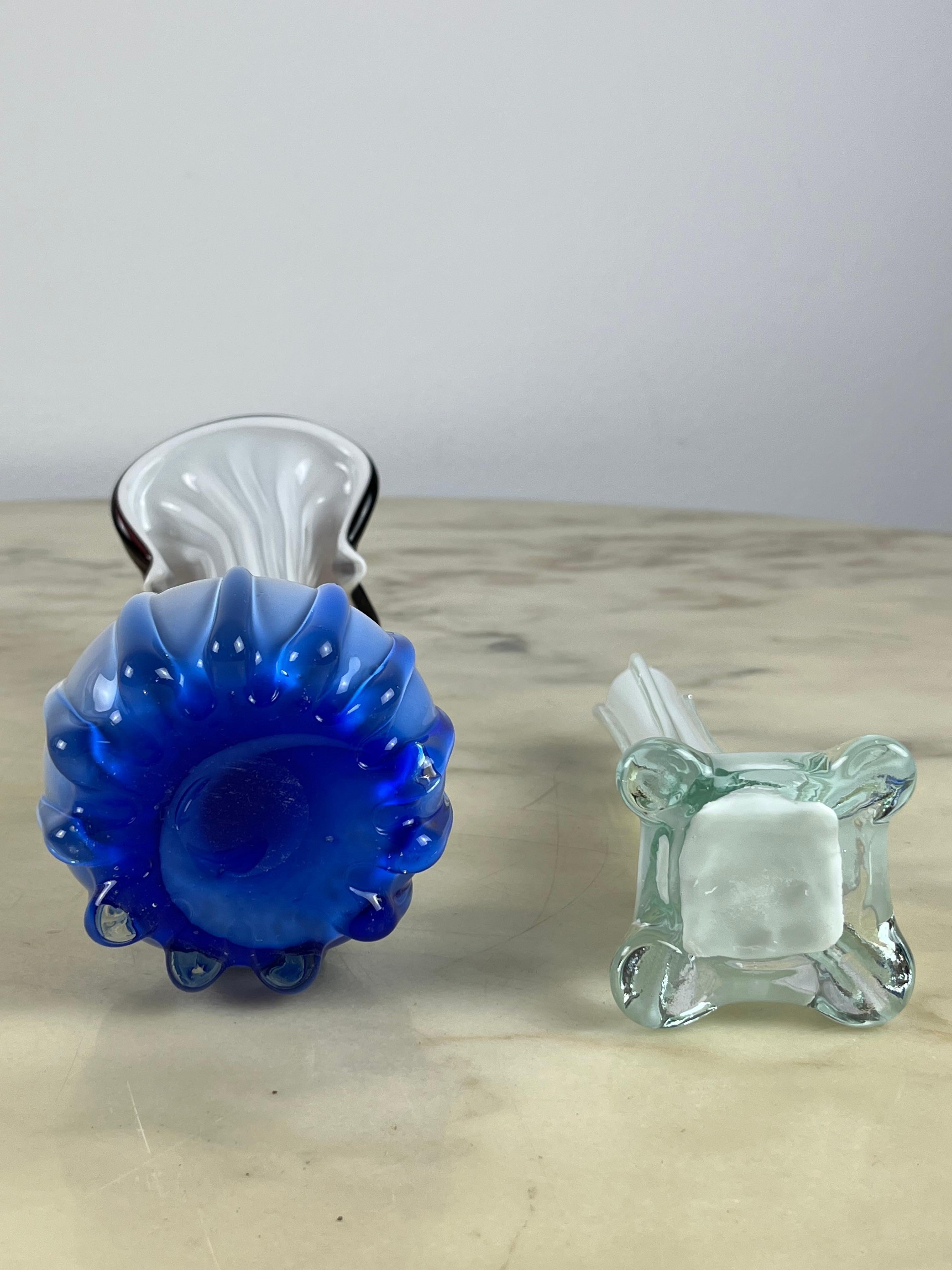 Pair of Small Murano Vases, Italy, 1970 For Sale 3