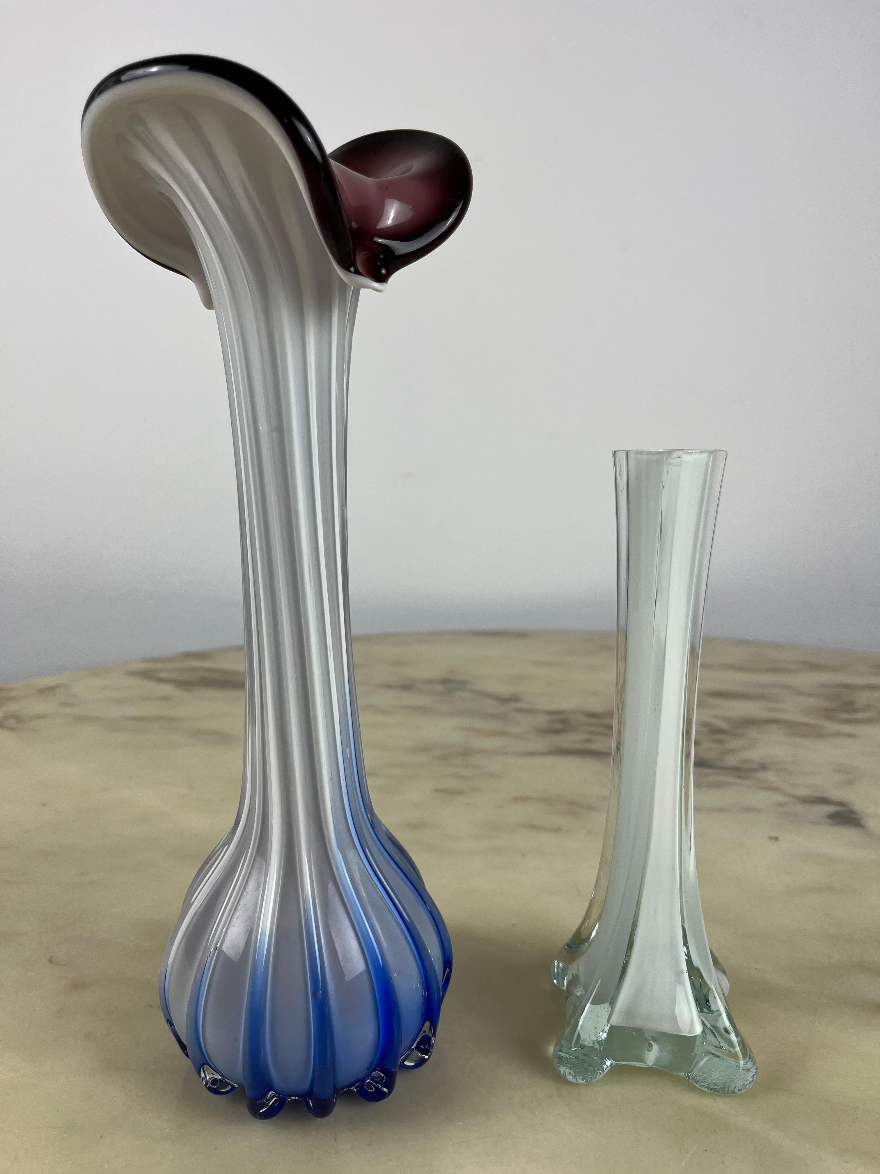 Pair of Small Murano Vases, Italy, 1970 For Sale 4