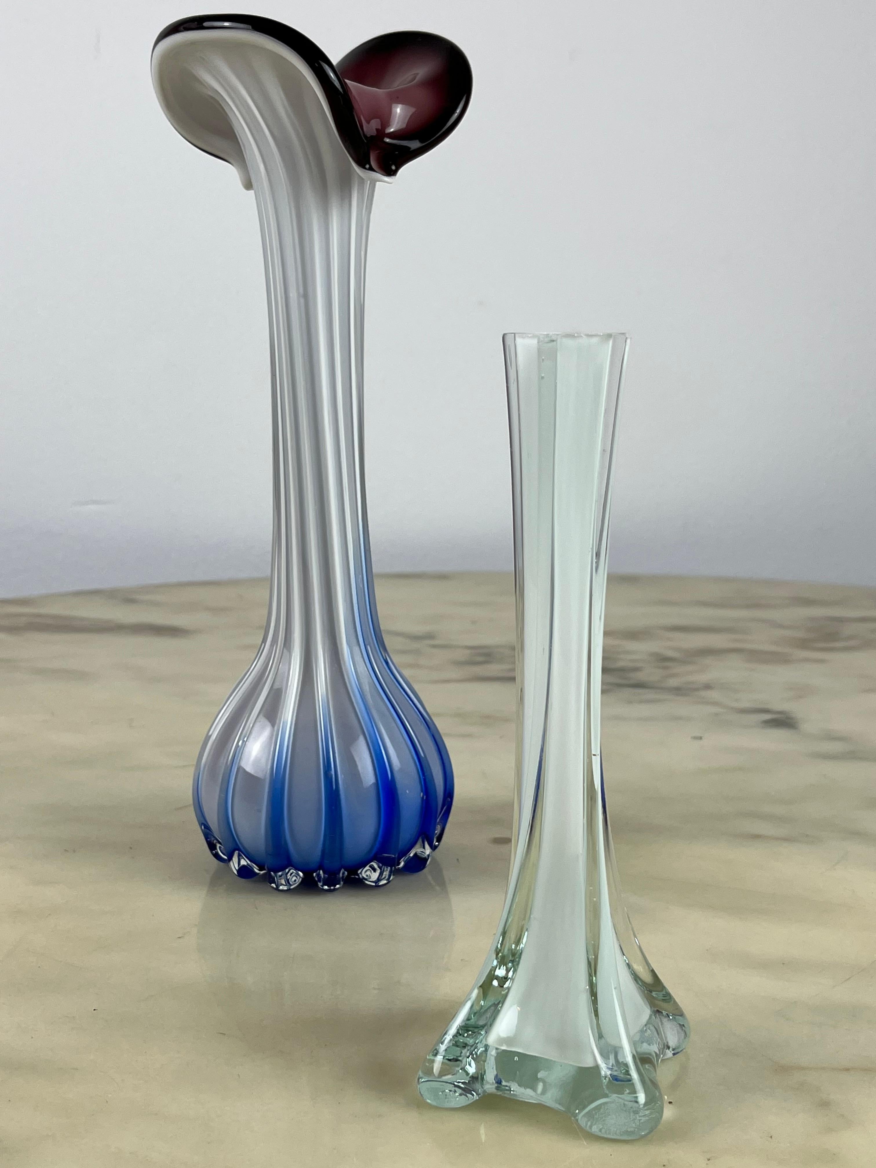 Pair of Small Murano Vases, Italy, 1970 For Sale 2