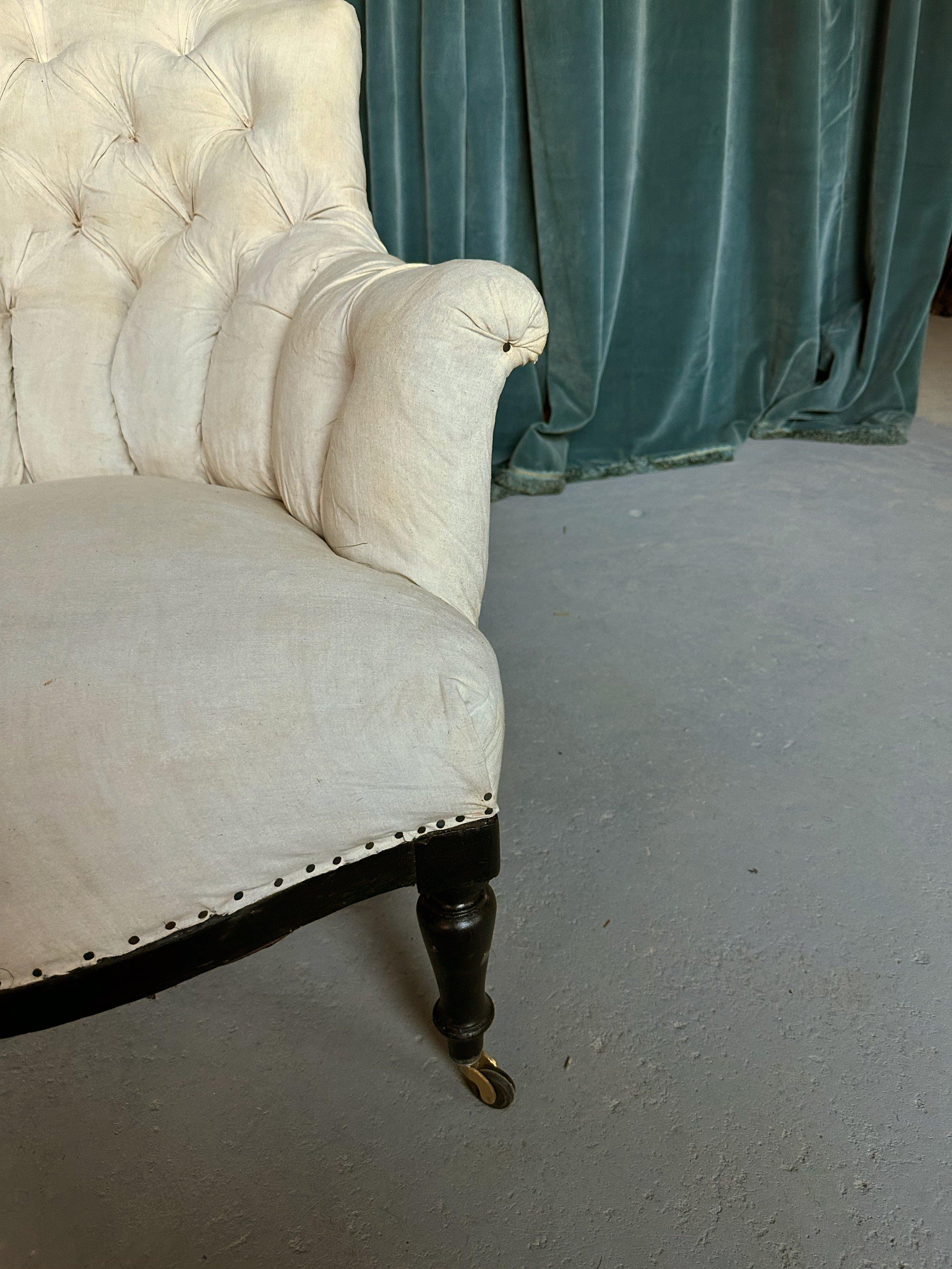 Pair of Small Napoleon III Armchairs For Sale 7