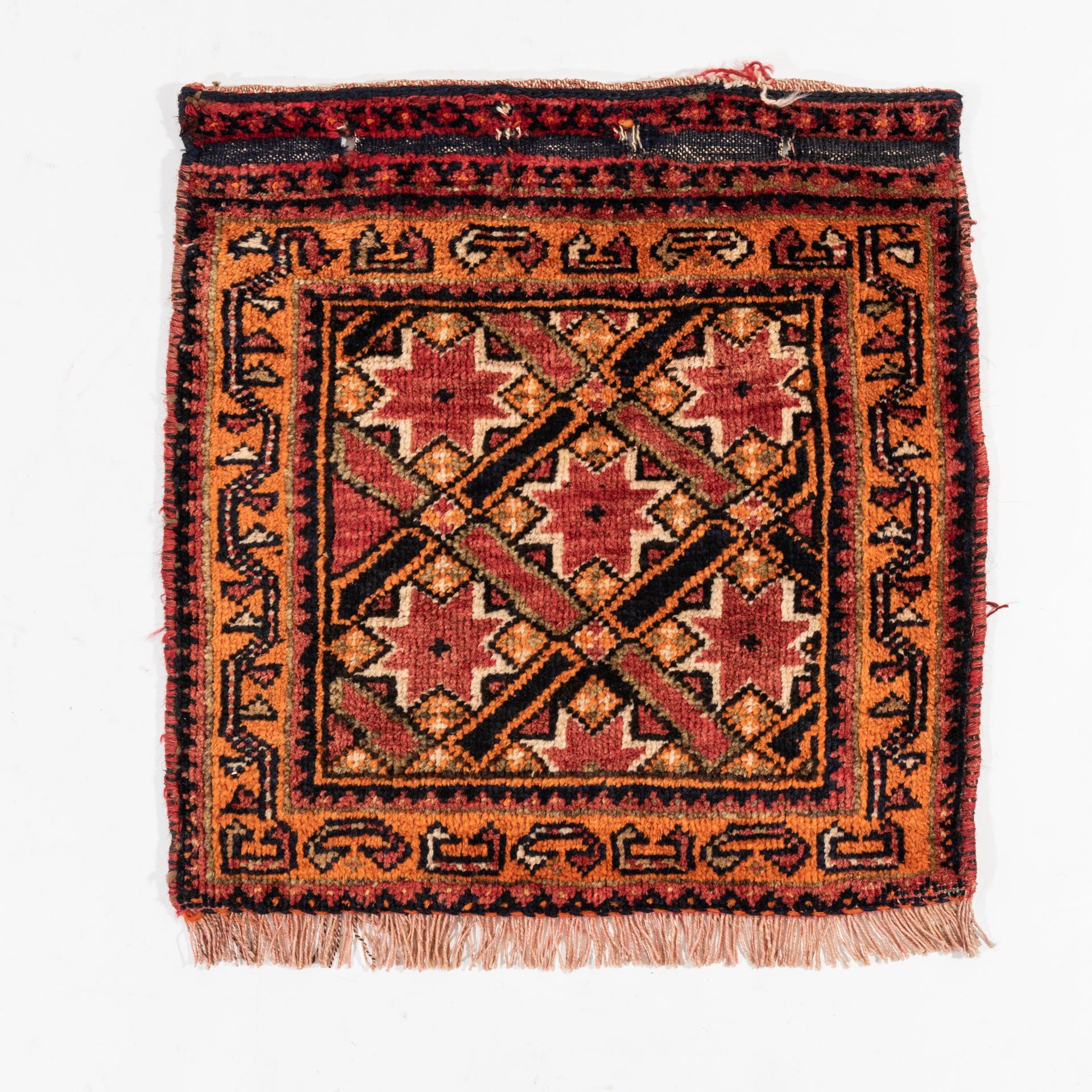 Central Asian Pair of Small Nomadic Rugs For Sale