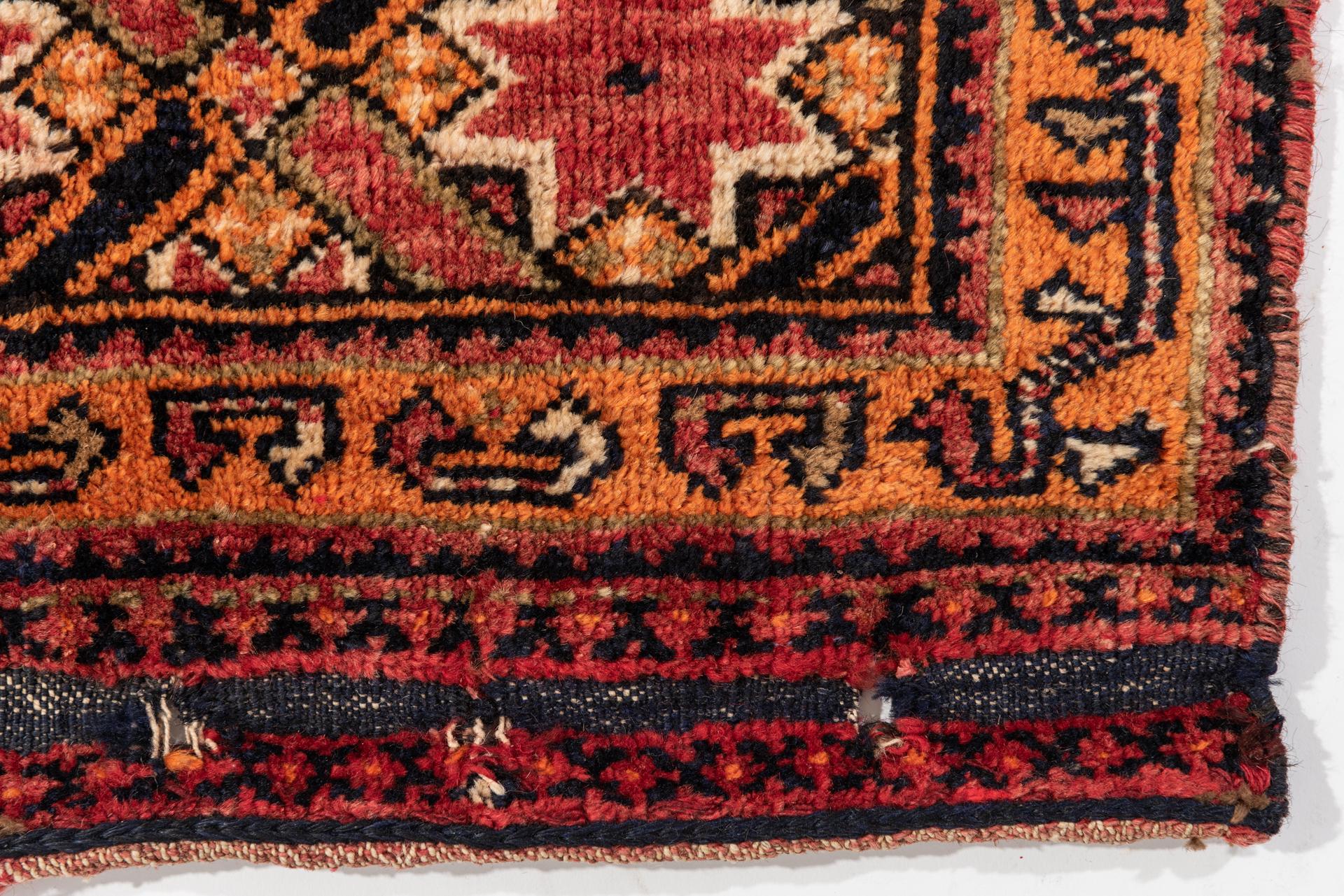 Wool Pair of Small Nomadic Rugs For Sale