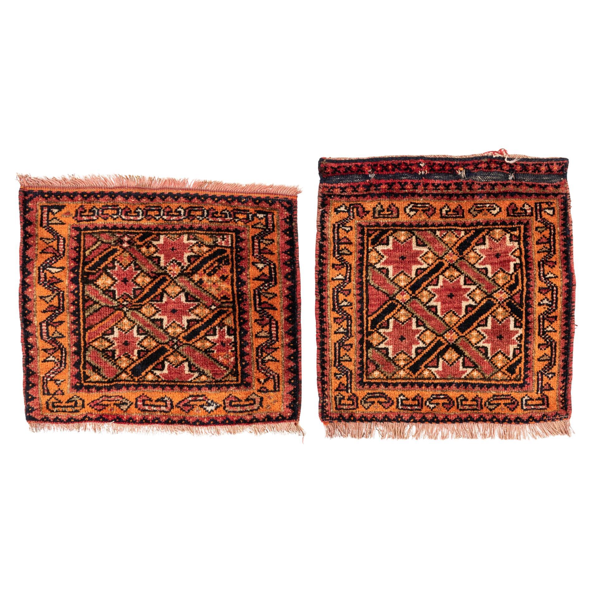 Paire de petits tapis nomatiques