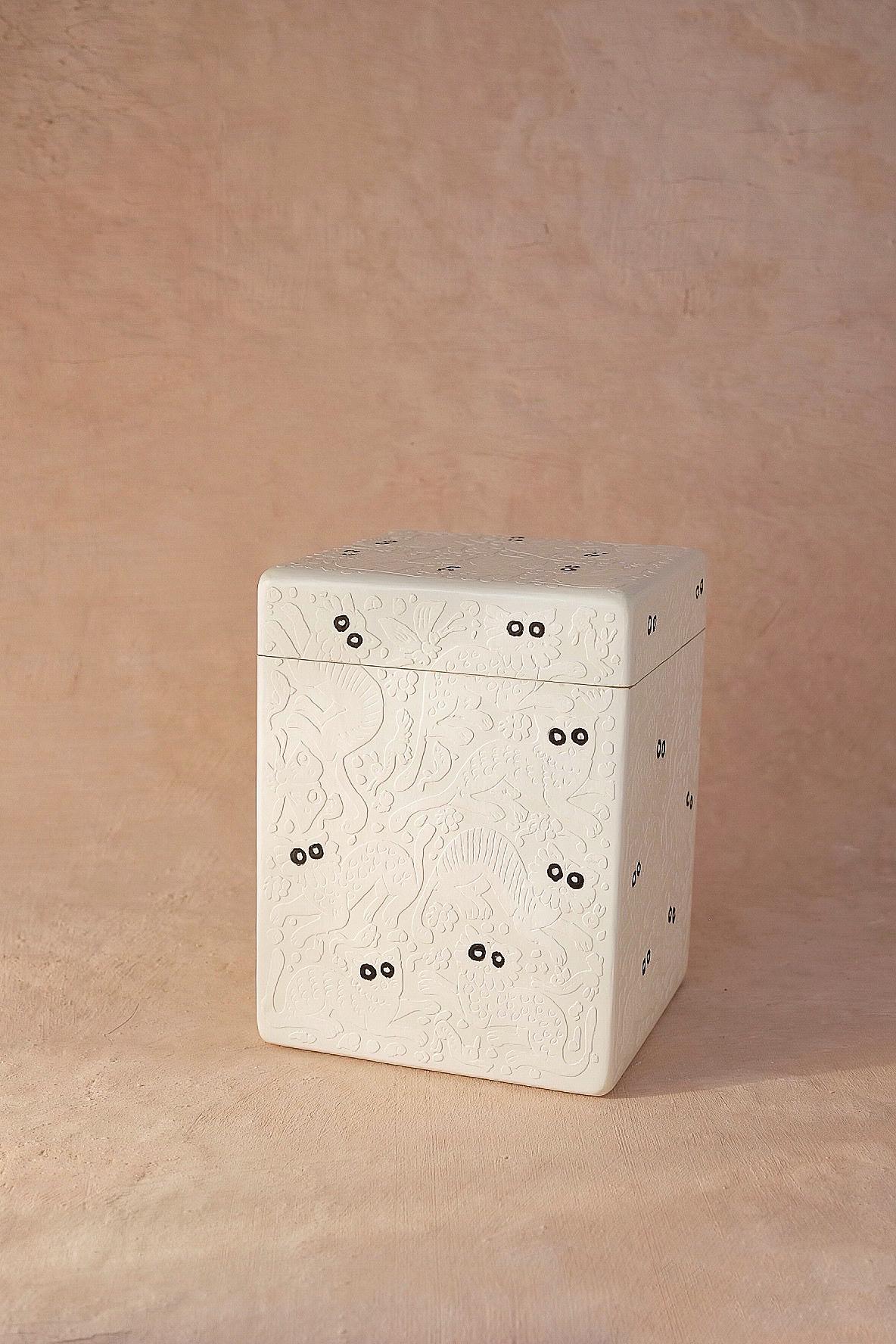 Modern Pair of Small Oli Mitzli Box by Onora For Sale