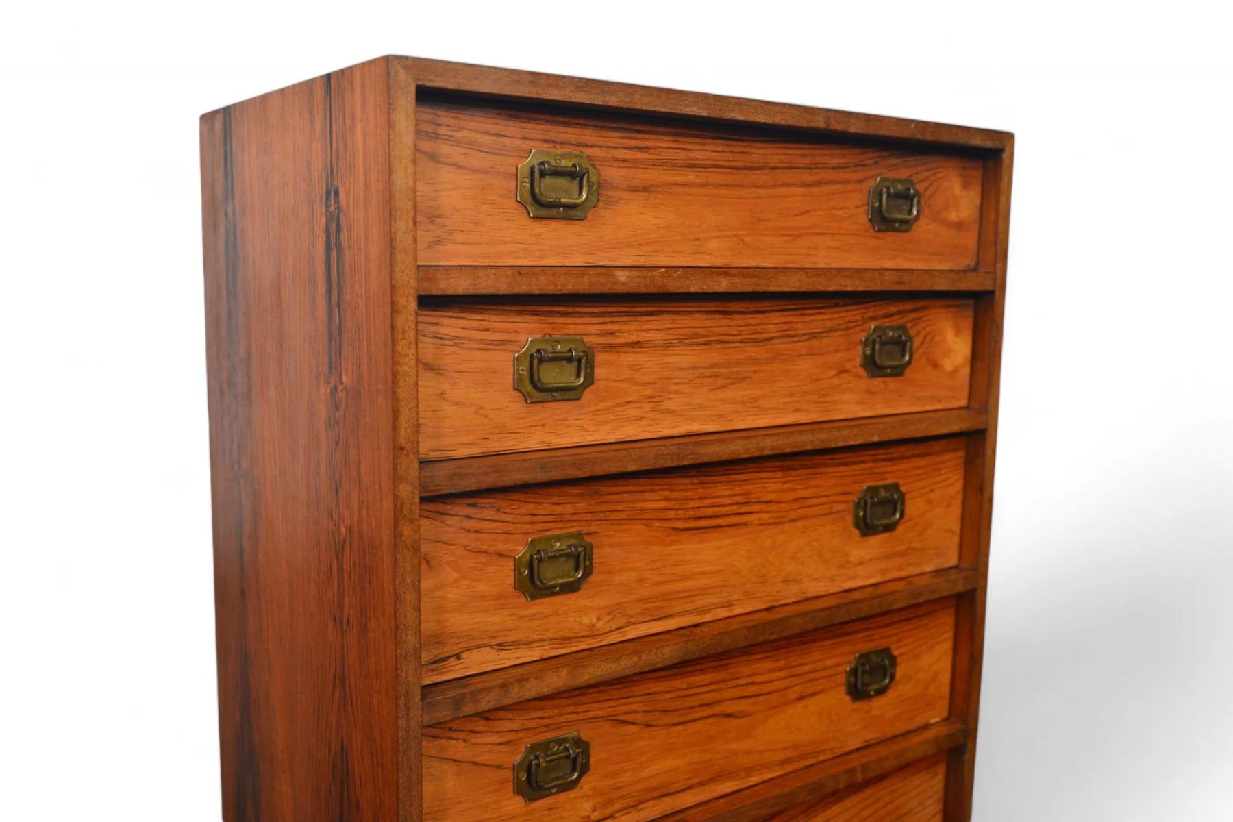 Mid-Century Modern Paire de petits coffres à bijoux en bois de rose par Henning Koch n°1 en vente