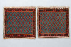 Pair of Small Rugs or Cushions for Stools