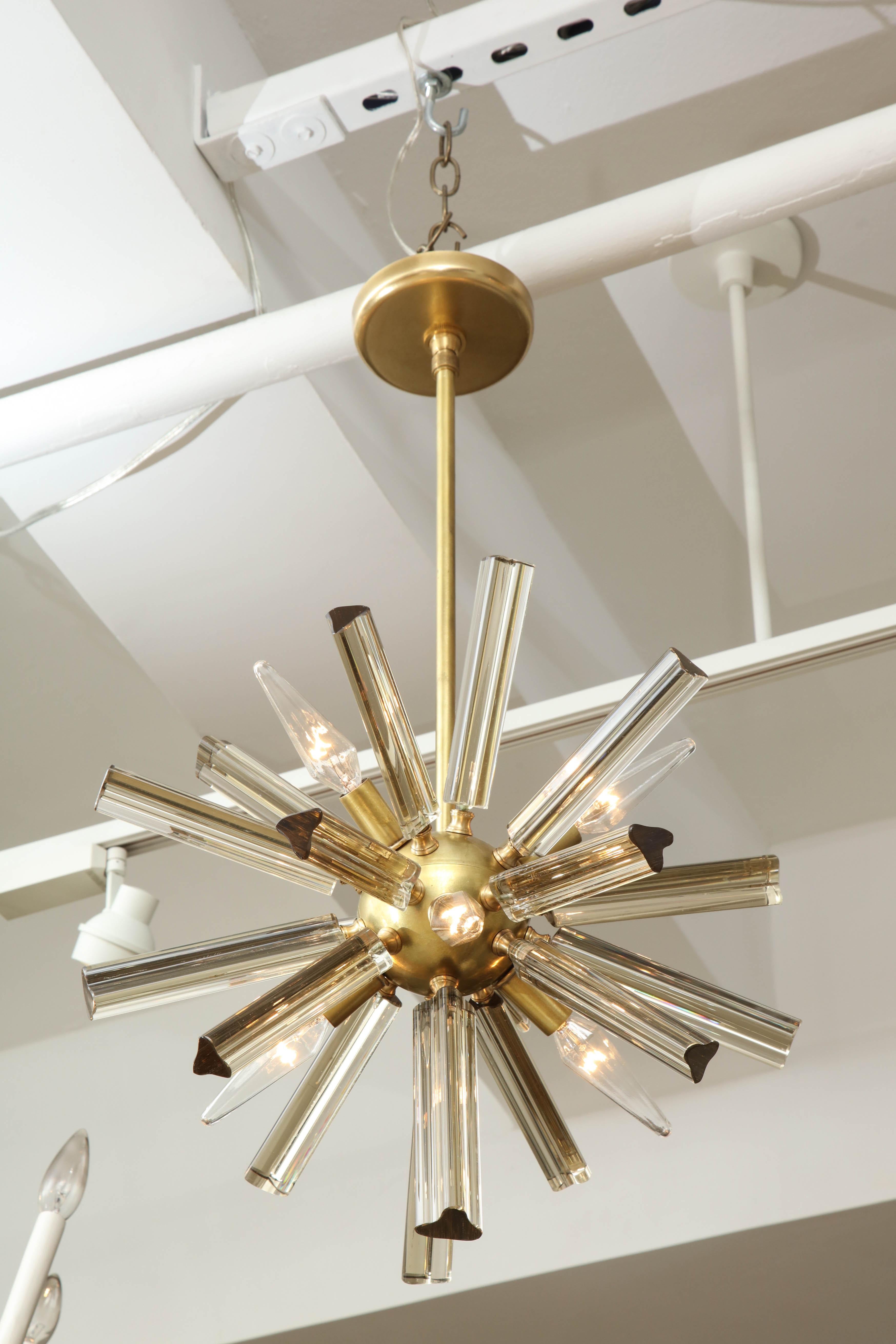 Pair of Small Sputnik Chandeliers 1