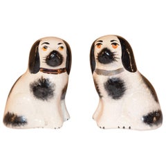 Pair of Small Staffordshire Dogs, circa 1970