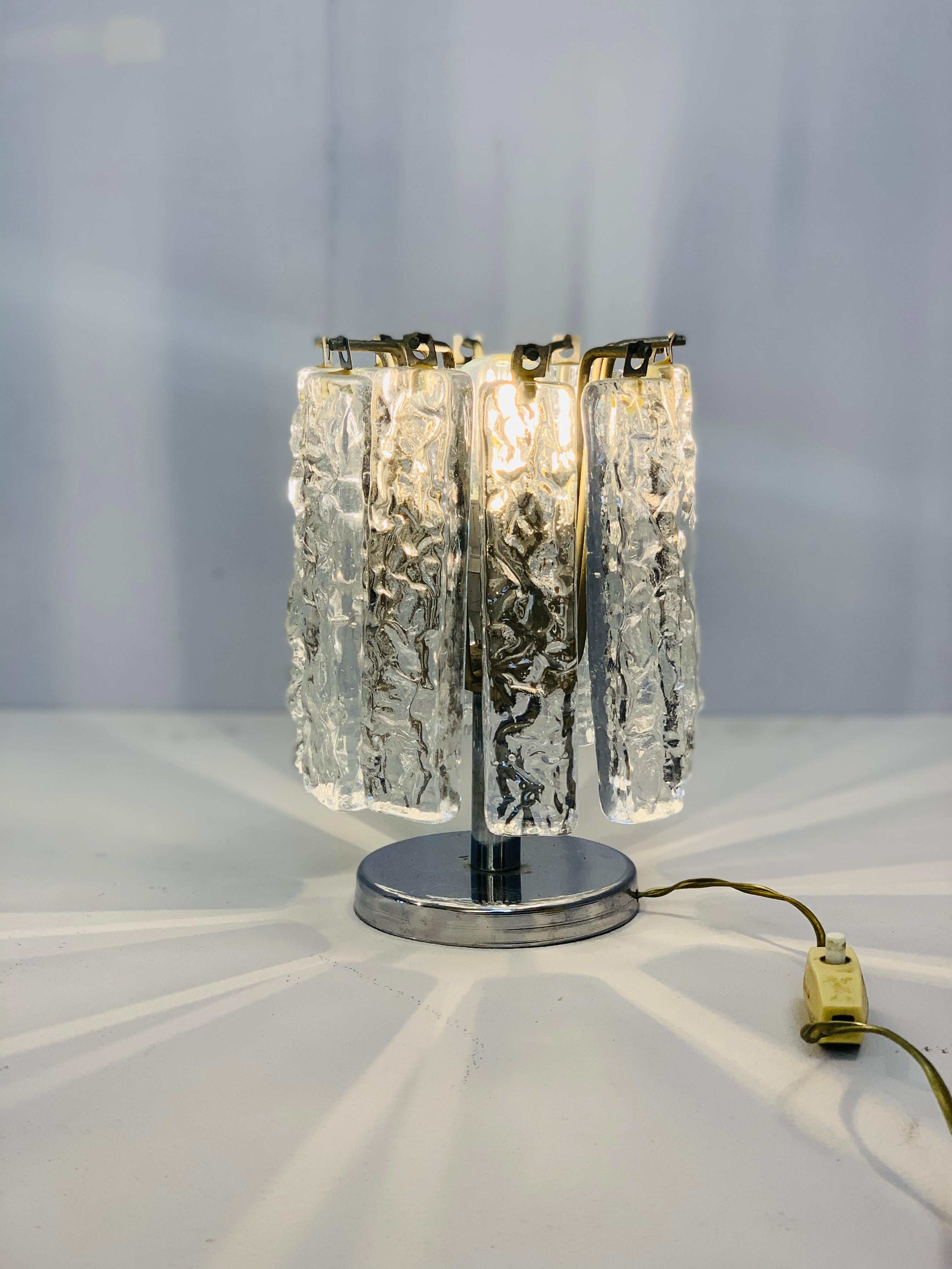 20th Century Pair of Small Table Lamps Attributed to Venini, circa 1960