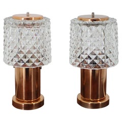 Pair of Small Table Lamps, Preciosa, 1960s