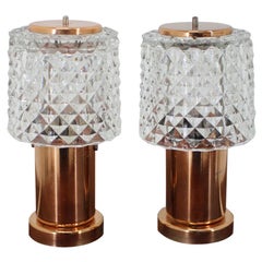 Pair of Small Table Lamps, Preciosa, 1960s