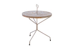 Pair of Small Tables in the Style of Mathieu Matégot, France, circa 1970
