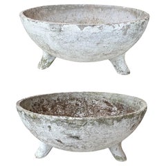 Paire de petites jardinières Willy Guhl