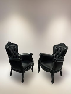 Paar Smoke-Sessel von Maarten Baas für Moooi, 2000er Jahre.