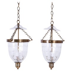 Pair of Smoke Bell Pendants