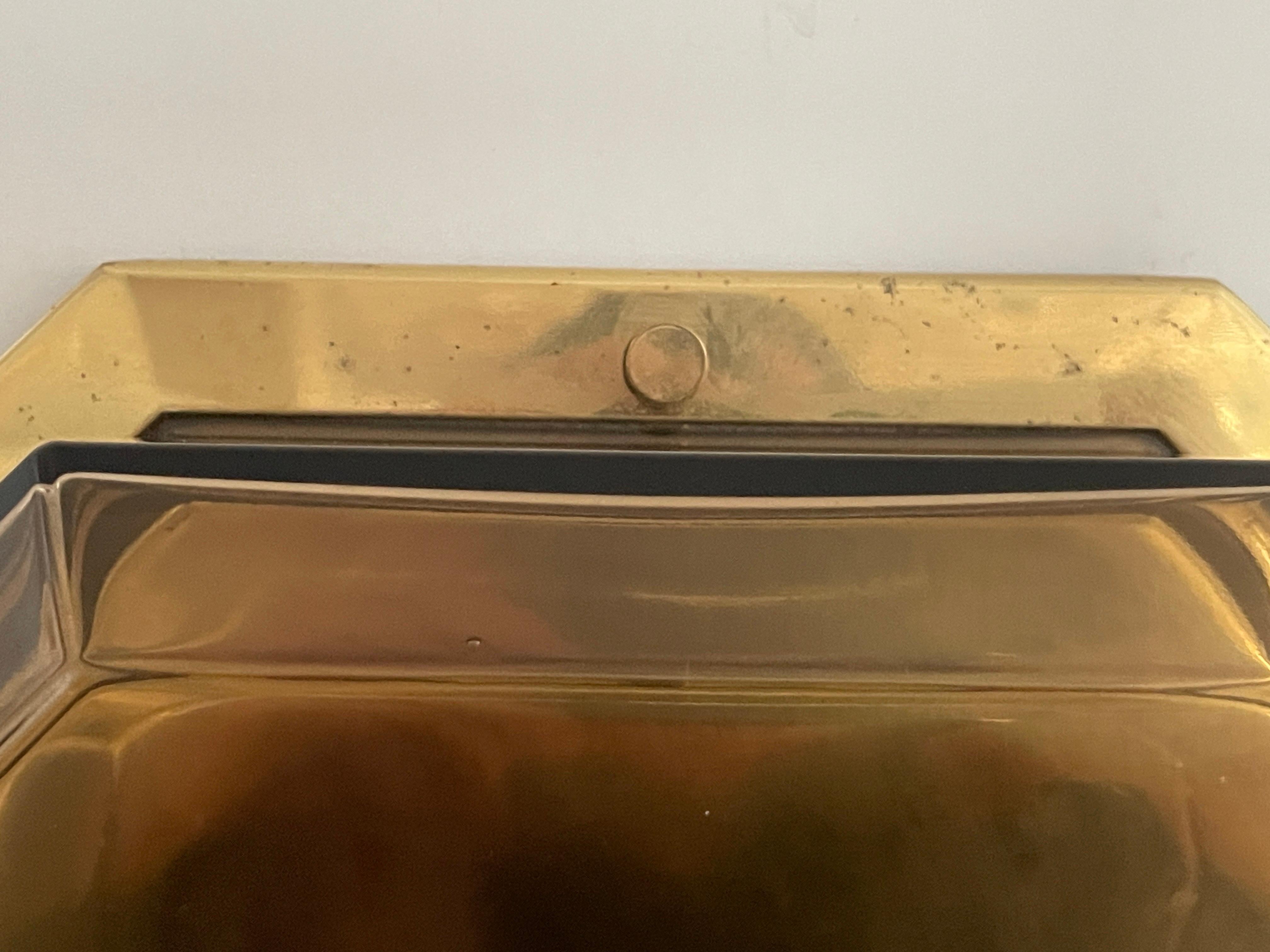 Pair of Smoke Glass & Brass Sconces by Limburg, 1970s, Germany For Sale 6